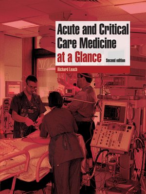 cover image of Acute and Critical Care Medicine at a Glance